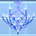 HD version of a sapphire chandelier